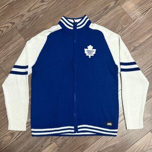 Vintage Toronto Maple Leafs Men’s XL Zip-Up Sweater